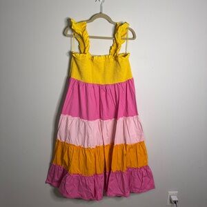 crown & ivy smocked dress